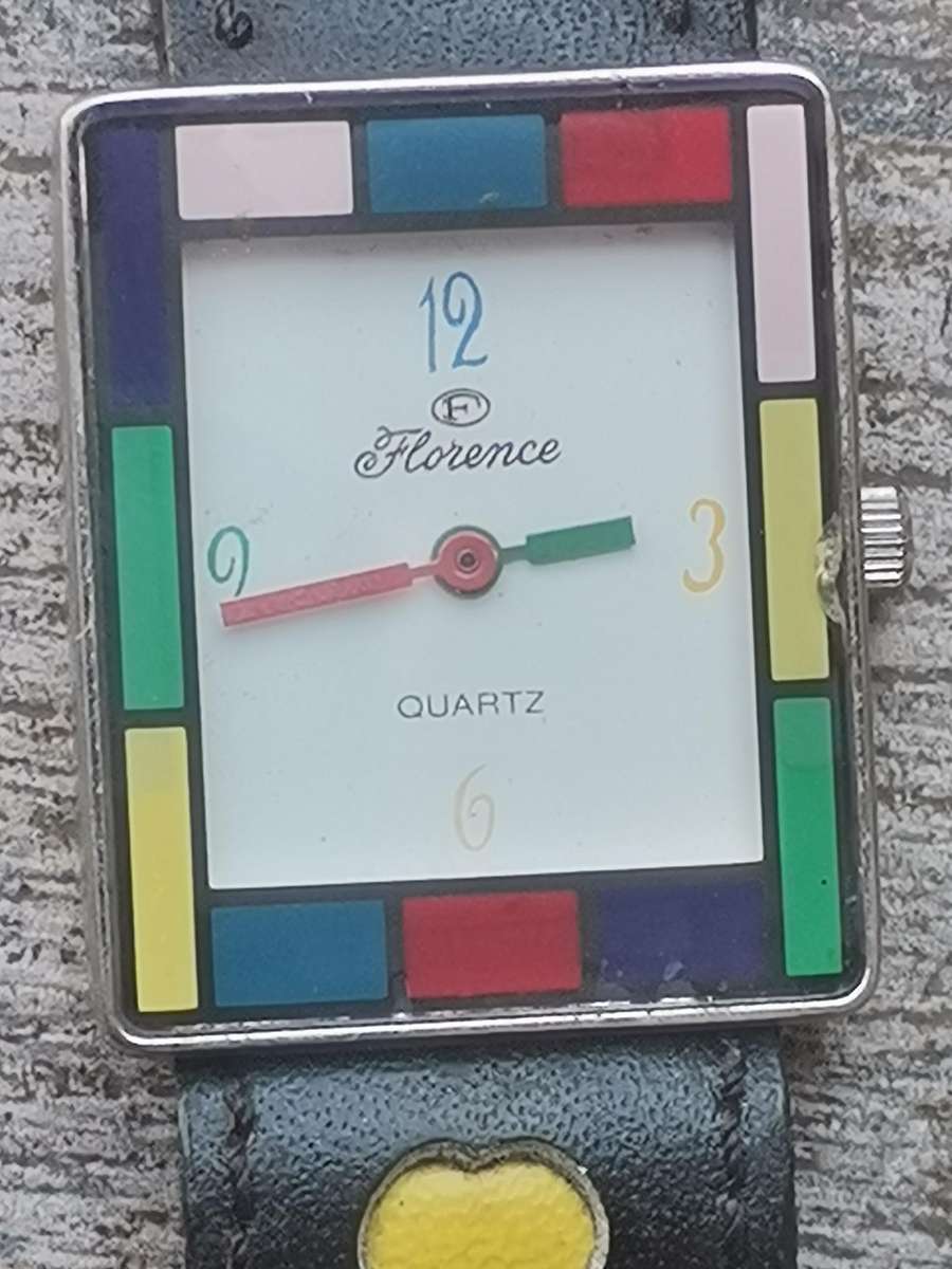 LADIES FLORENCE COLOURFUL WATCH IN EXCELLENT WORKING CONDITION