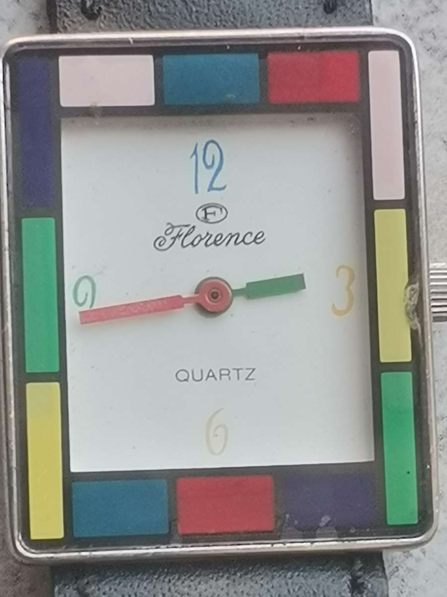 LADIES FLORENCE COLOURFUL WATCH IN EXCELLENT WORKING CONDITION