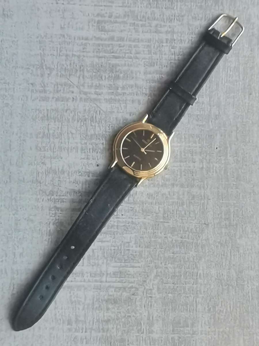 Men's Vintage Romano 18K Gold Plated Watch