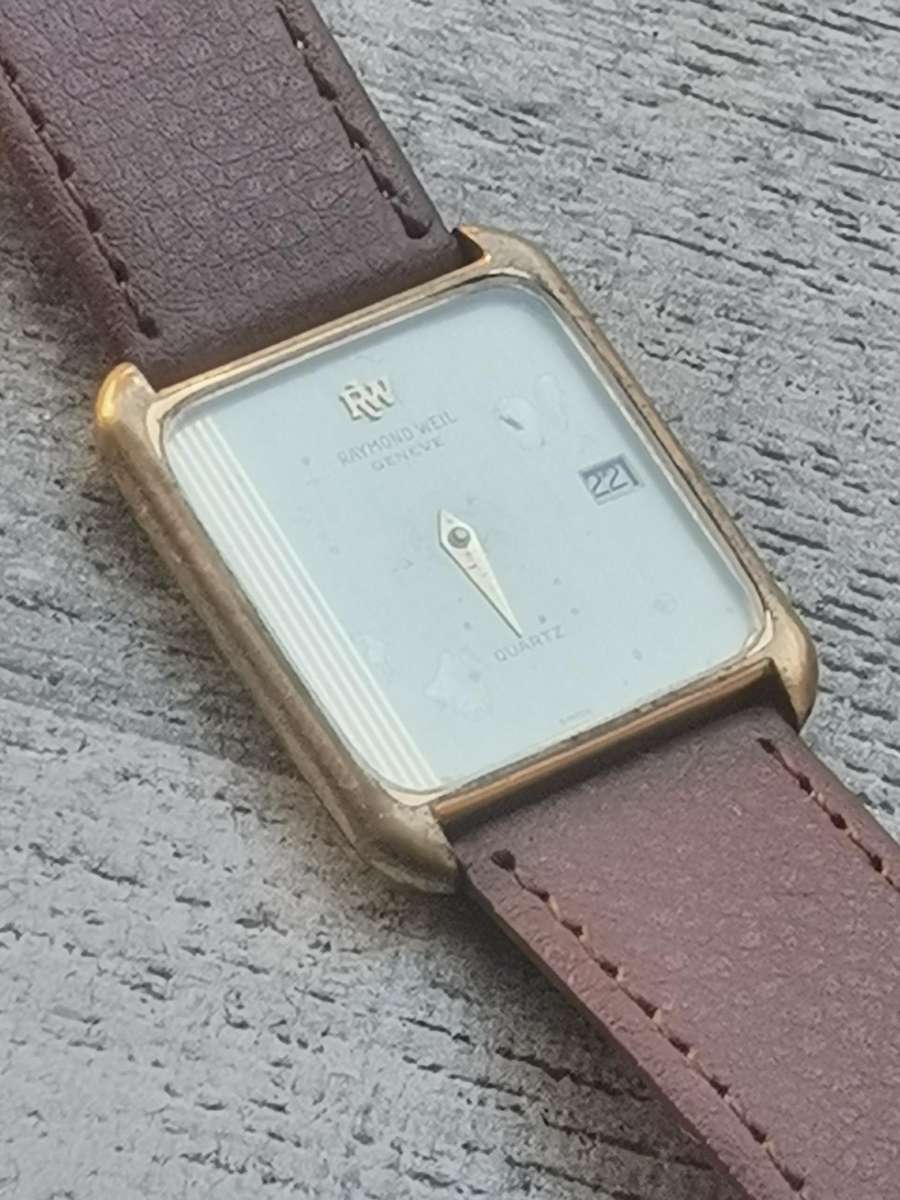 MENS RAYMOND WEIL SWISS WATCH FOR SPARES OR REPAIRS - UNTESTED