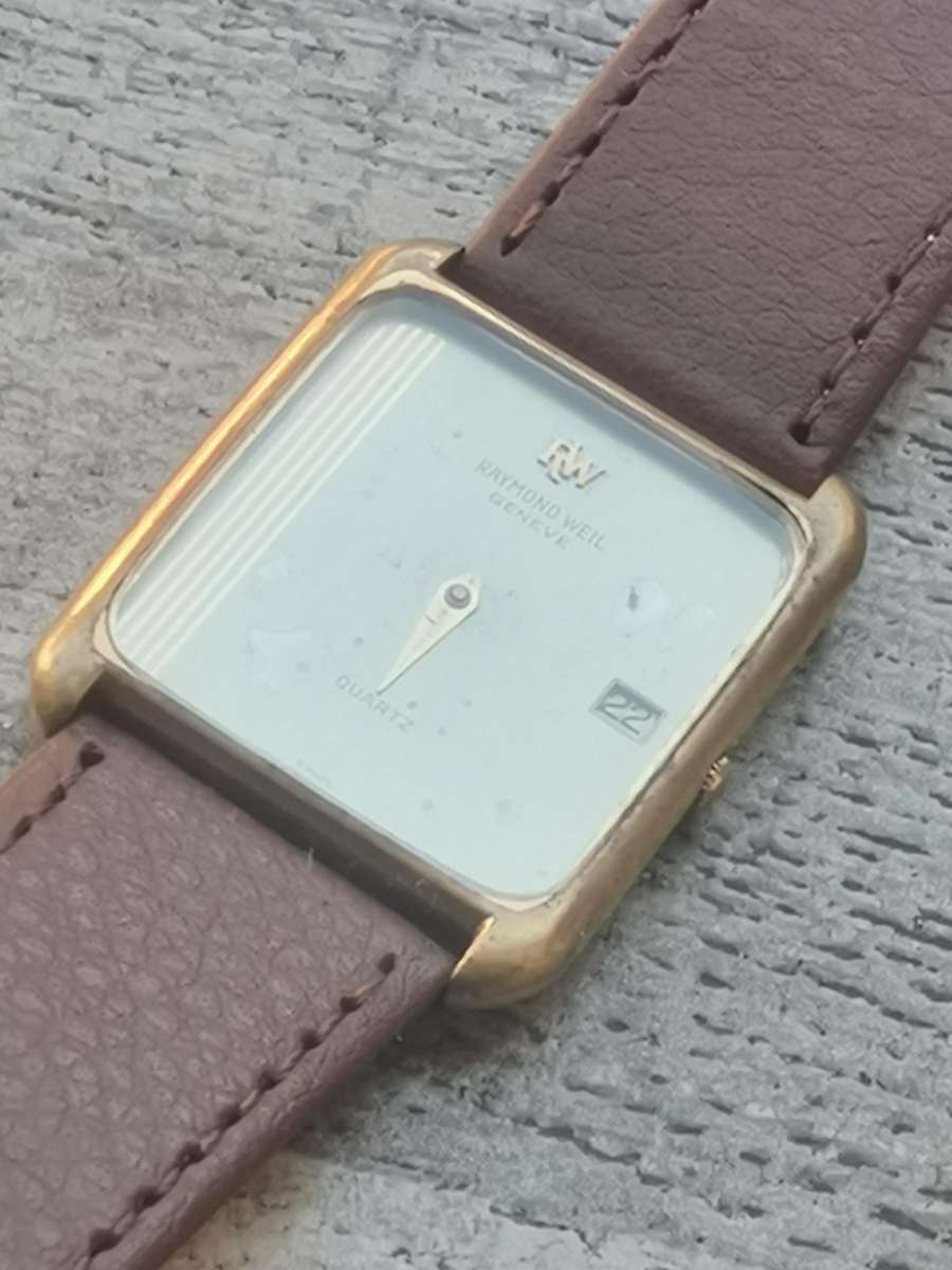 MENS RAYMOND WEIL SWISS WATCH FOR SPARES OR REPAIRS - UNTESTED