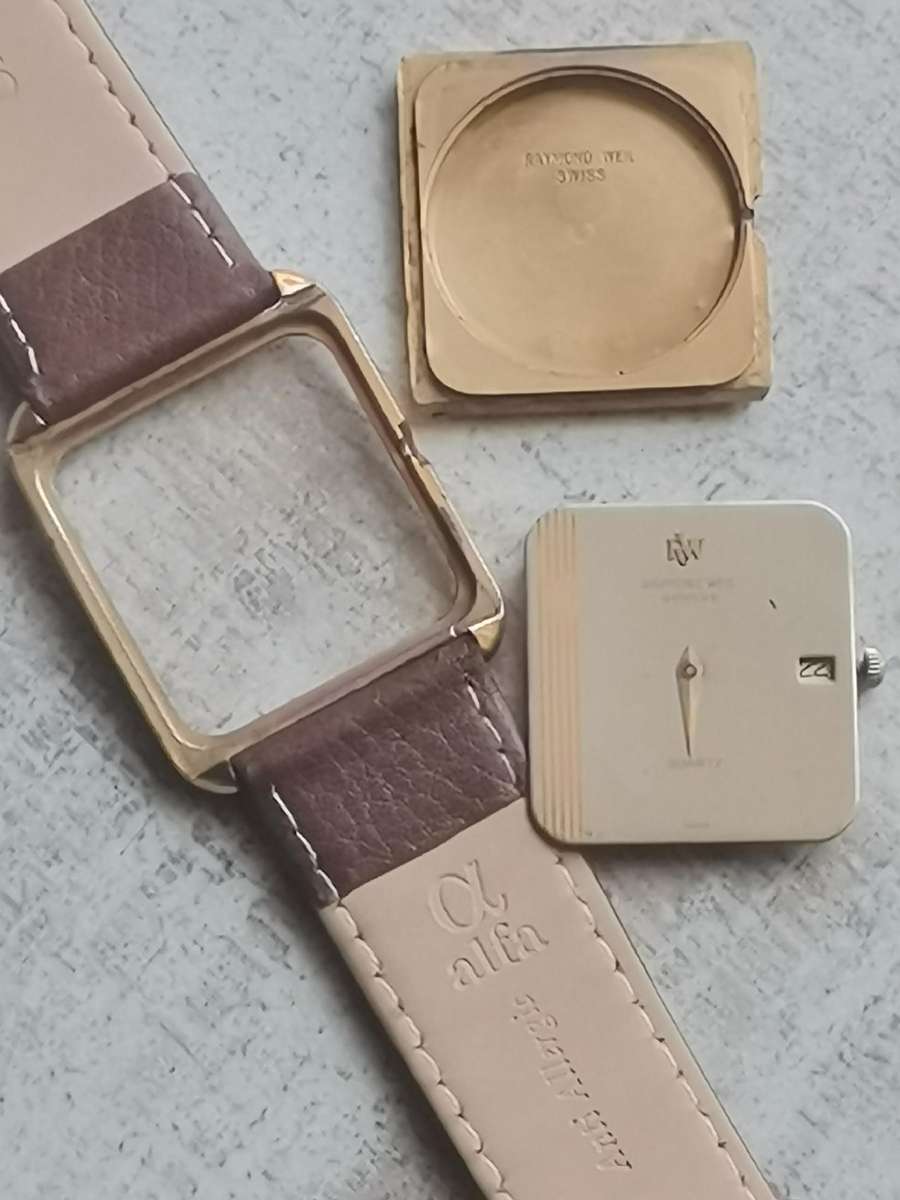 MENS RAYMOND WEIL SWISS WATCH FOR SPARES OR REPAIRS - UNTESTED