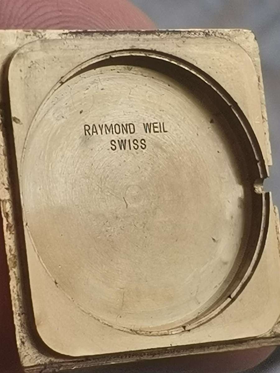 MENS RAYMOND WEIL SWISS WATCH FOR SPARES OR REPAIRS - UNTESTED