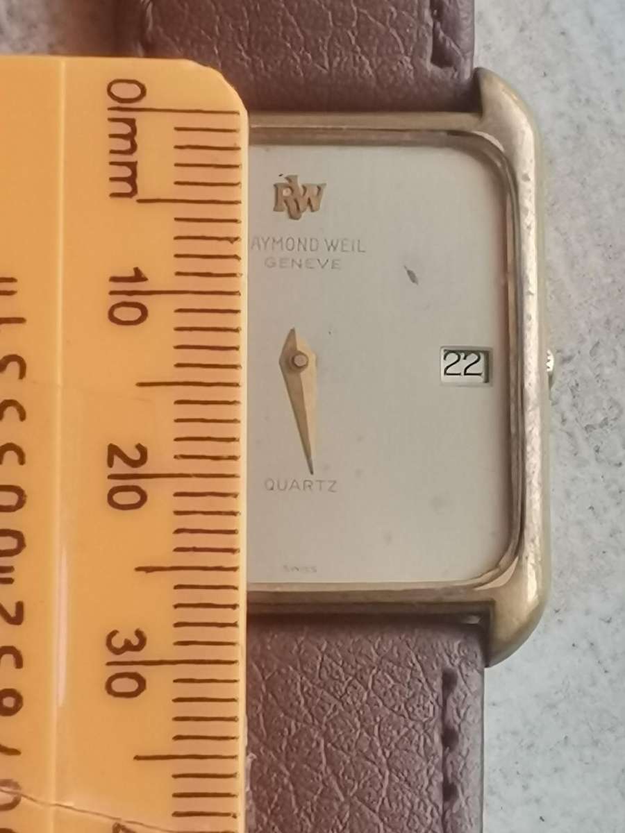 MENS RAYMOND WEIL SWISS WATCH FOR SPARES OR REPAIRS - UNTESTED