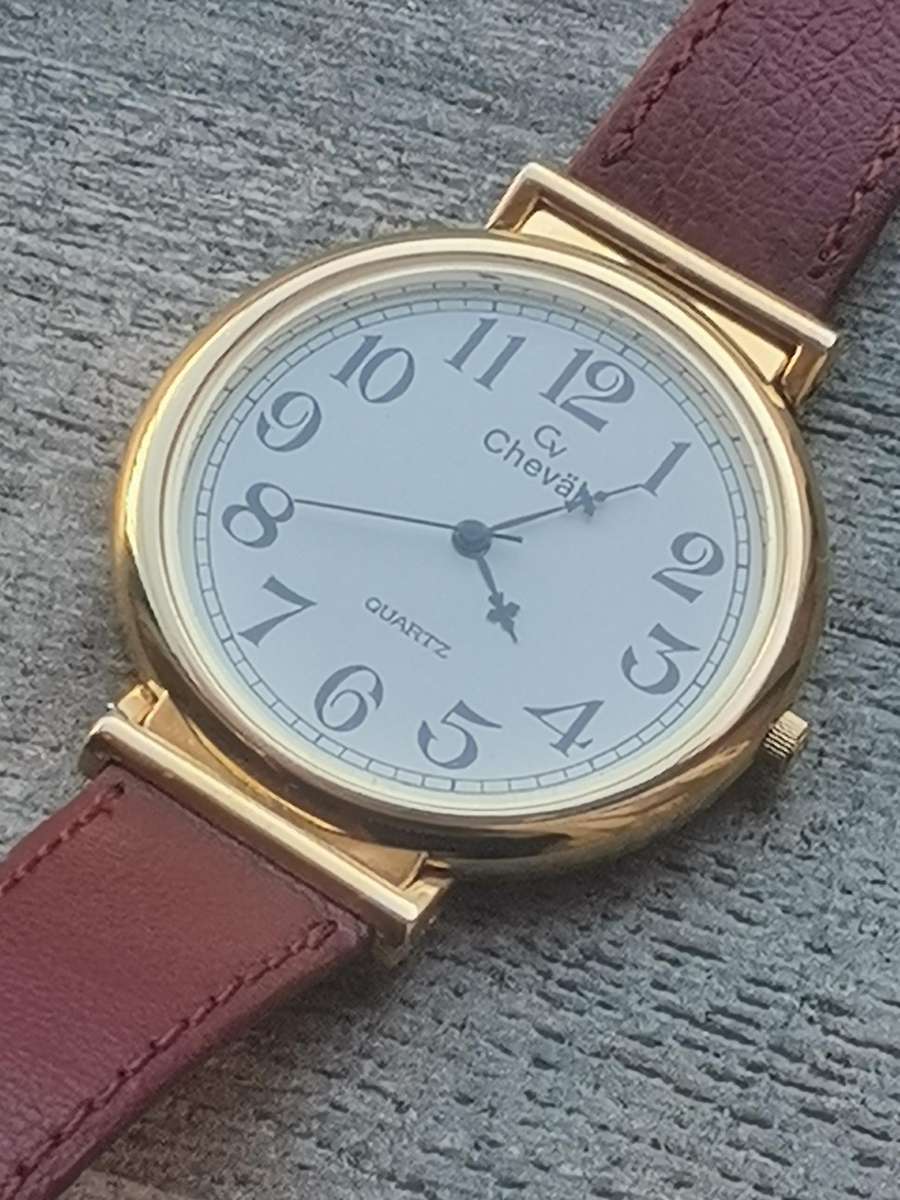 LADIES CHEVAL WATCH WITH HUGE 42MM DIAL IN EXCELLENT WORKING CONDITION