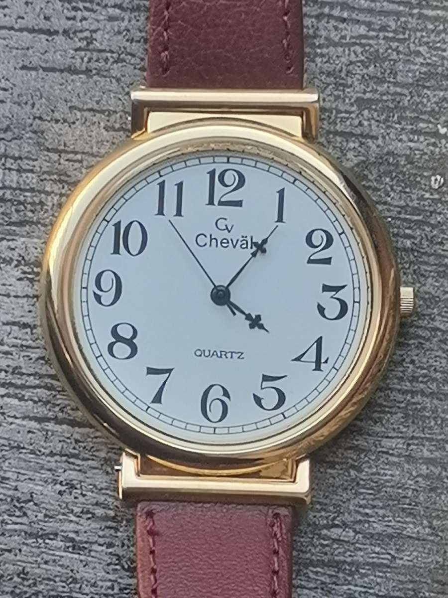 LADIES CHEVAL WATCH WITH HUGE 42MM DIAL IN EXCELLENT WORKING CONDITION