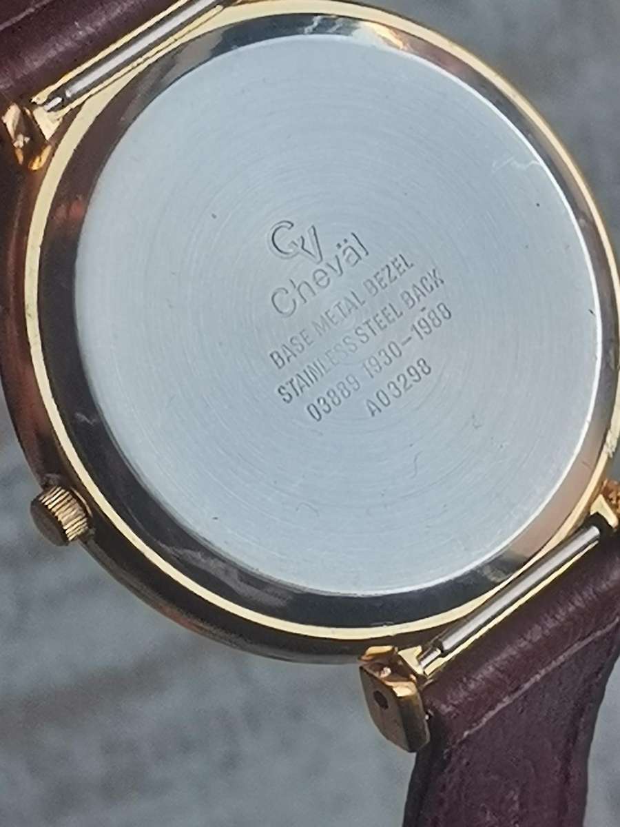 LADIES CHEVAL WATCH WITH HUGE 42MM DIAL IN EXCELLENT WORKING CONDITION