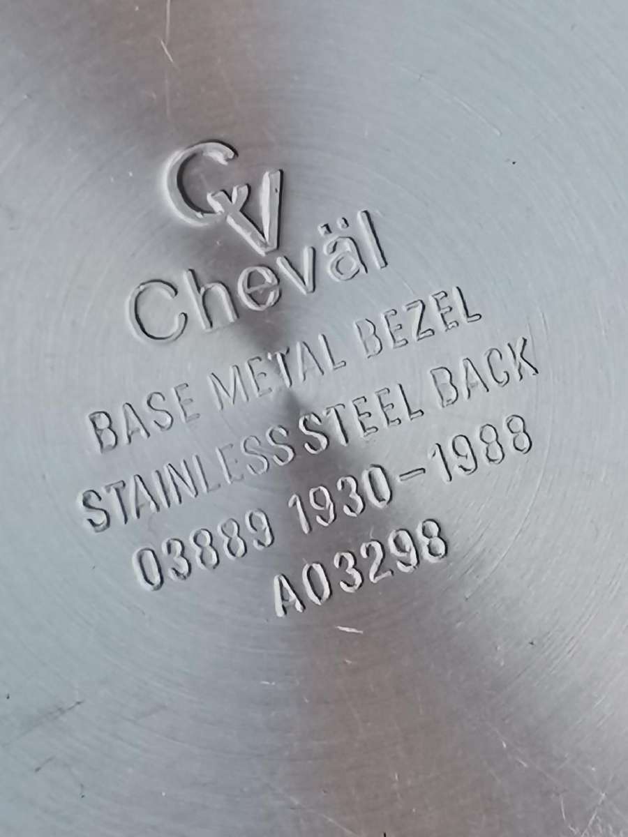 LADIES CHEVAL WATCH WITH HUGE 42MM DIAL IN EXCELLENT WORKING CONDITION