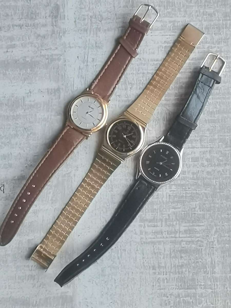 MENS WATCH COLLECTION ALL IN EXCELLENT WORKING CONDITION - BIDDING FOR ALL 3 WATCHES