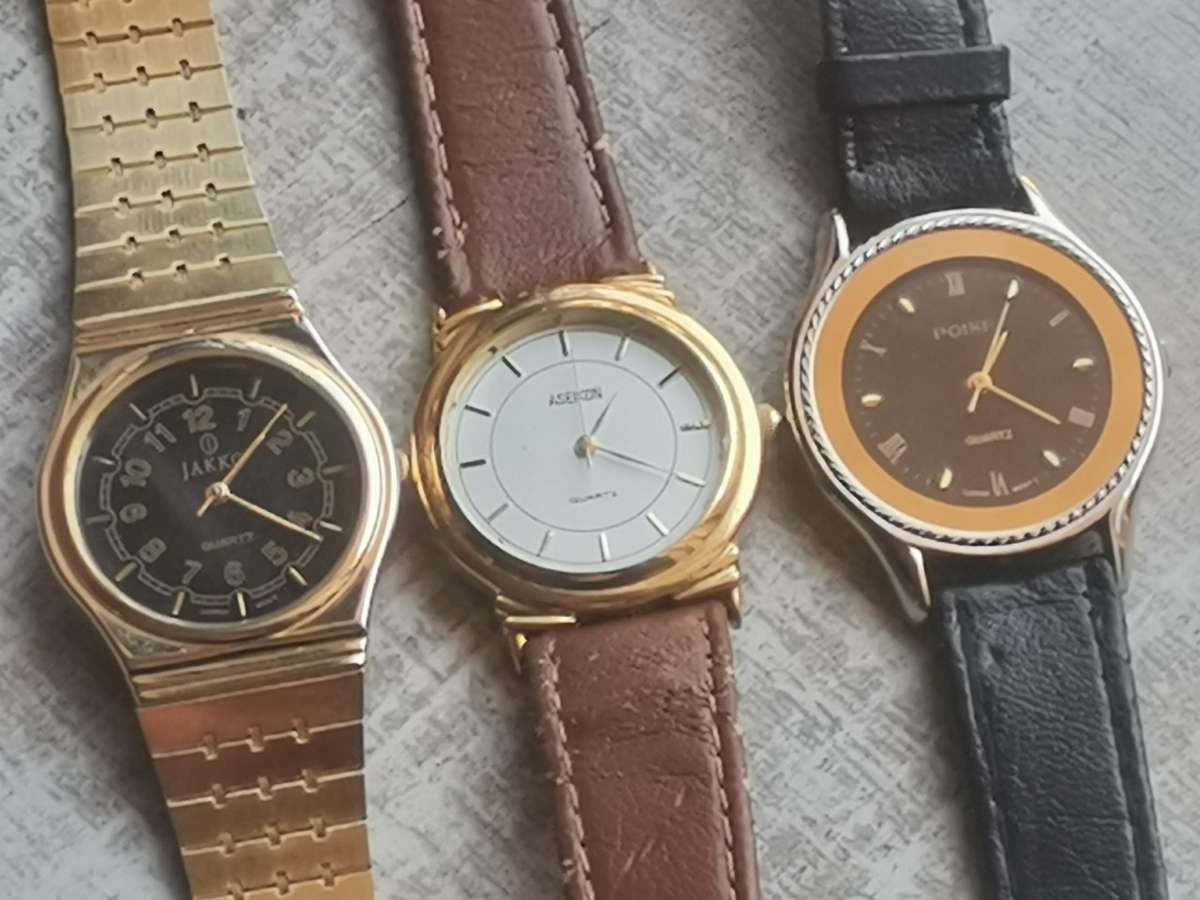 MENS WATCH COLLECTION ALL IN EXCELLENT WORKING CONDITION - BIDDING FOR ALL 3 WATCHES