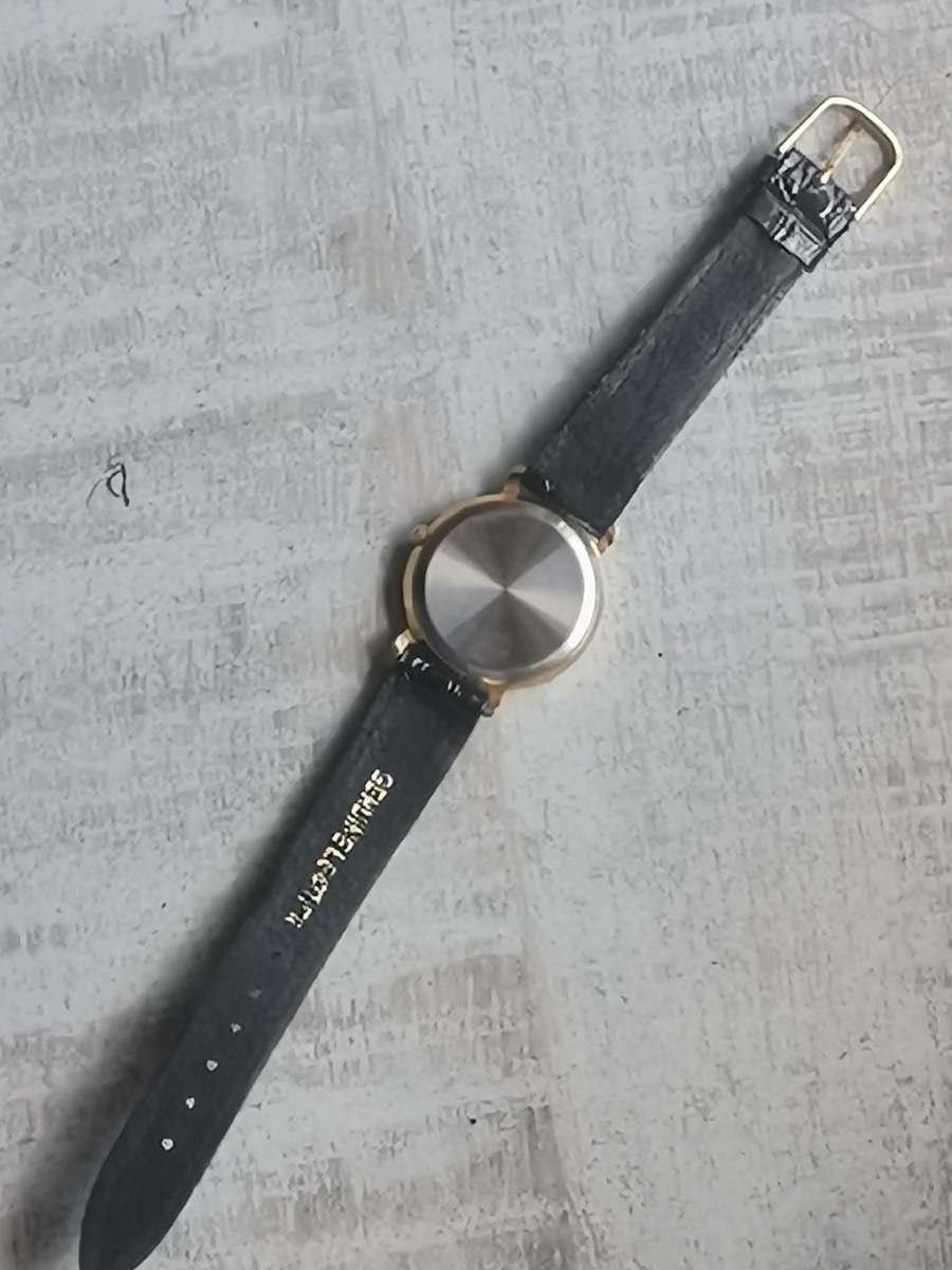 MENS CHARLES DELON GOLD PLATED WATCH IN EXCELLENT WORKING CONDITION