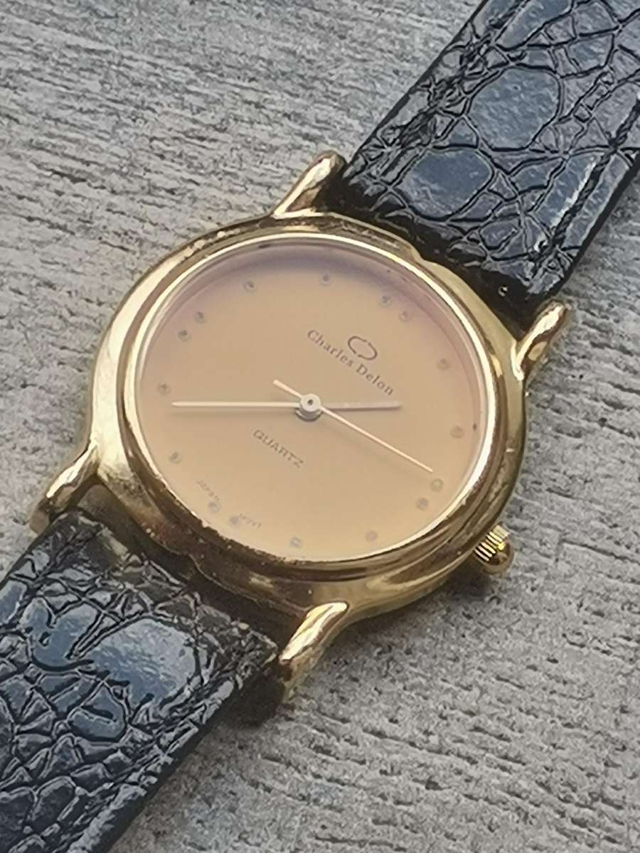 MENS CHARLES DELON WATCH IN EXCELLENT WORKING CONDITION