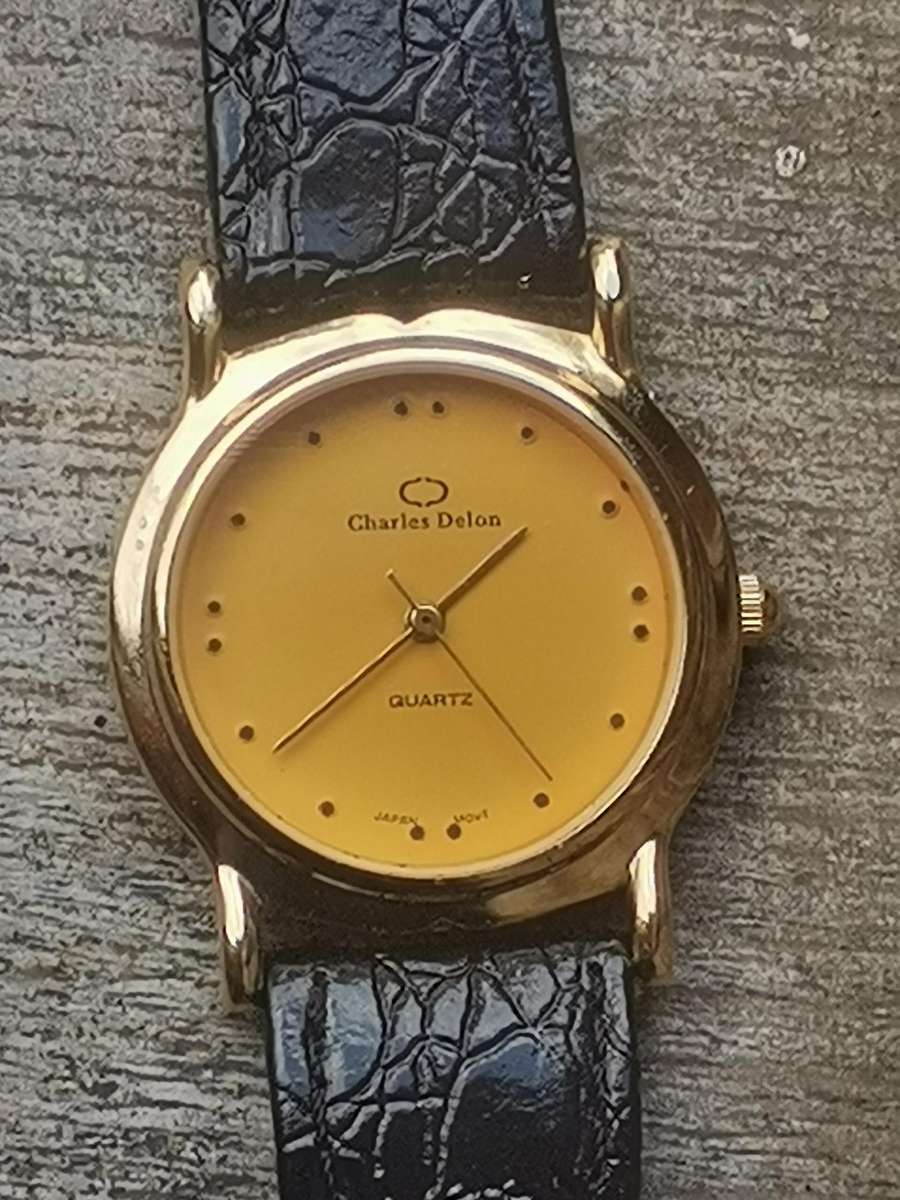 MENS CHARLES DELON WATCH IN EXCELLENT WORKING CONDITION