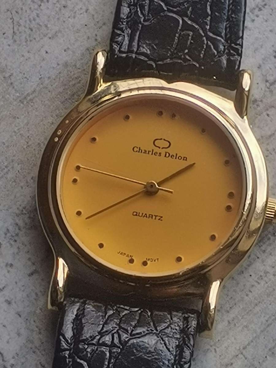 MENS CHARLES DELON WATCH IN EXCELLENT WORKING CONDITION