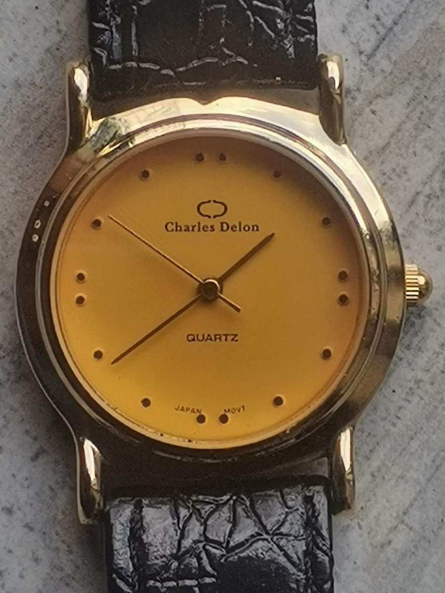 MENS CHARLES DELON WATCH IN EXCELLENT WORKING CONDITION