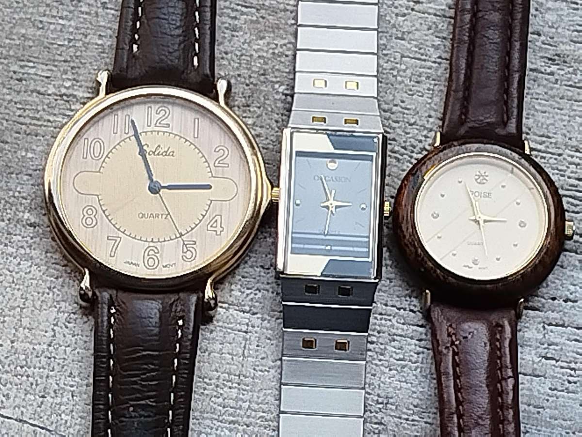 LADIES WATCH COLLECTION #1 ALL IN EXCELLENT WORKING CONDITION - BIDDING FOR ALL 3 WATCHES