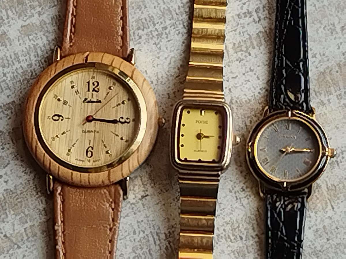LADIES WATCH COLLECTION #3 ALL IN EXCELLENT WORKING CONDITION - BIDDING FOR ALL 3 WATCHES