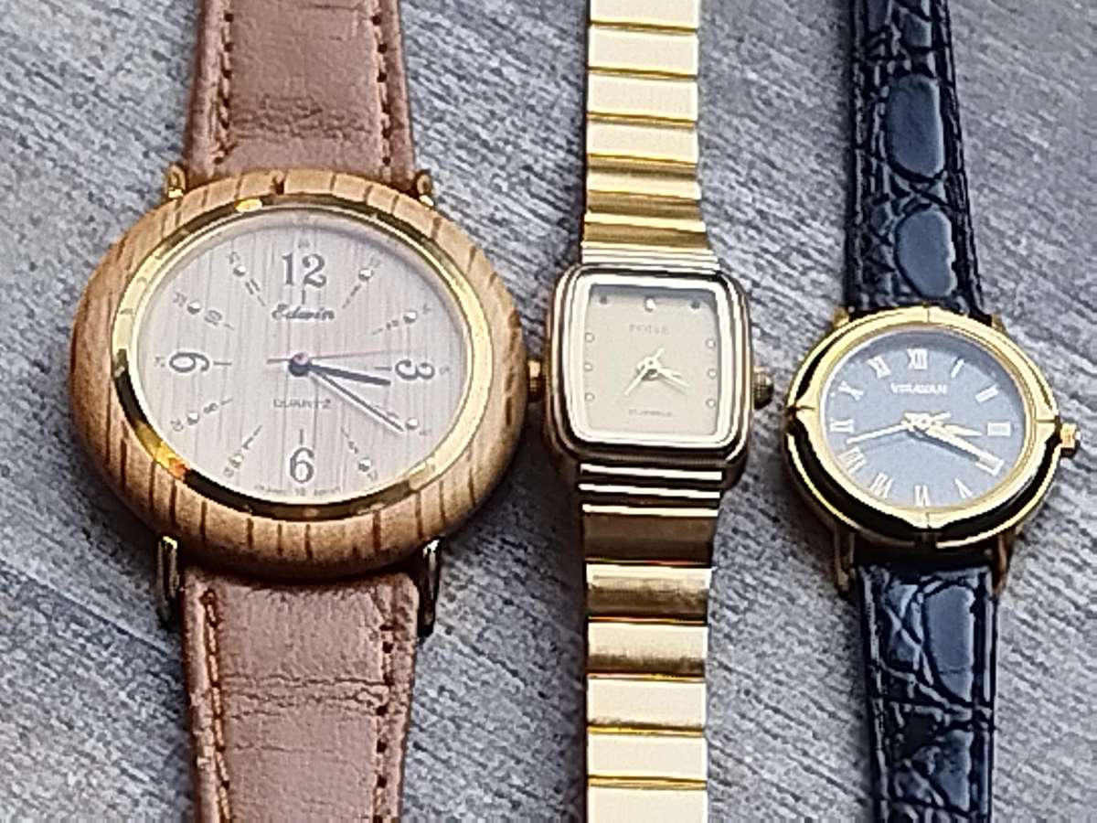 LADIES WATCH COLLECTION #3 ALL IN EXCELLENT WORKING CONDITION - BIDDING FOR ALL 3 WATCHES