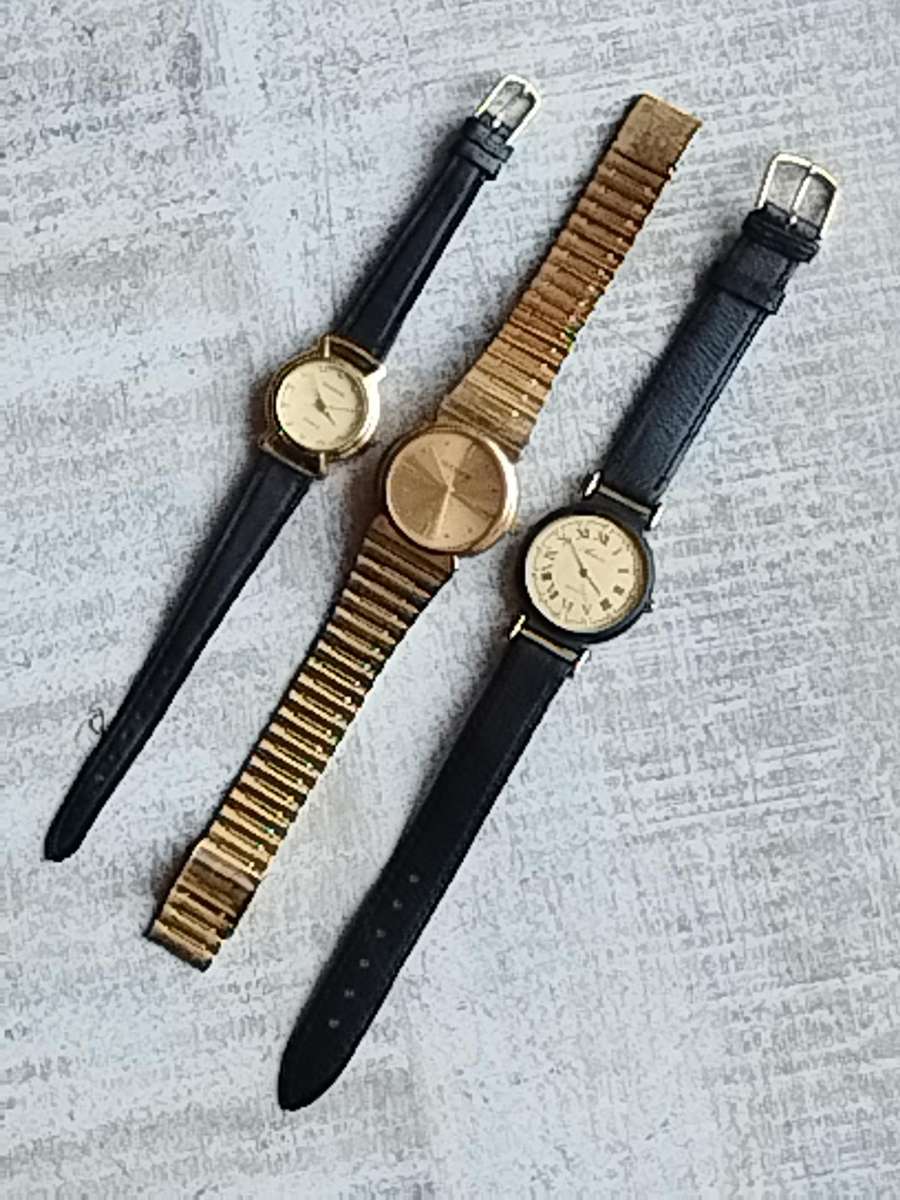 LADIES WATCH COLLECTION #6 ALL IN EXCELLENT WORKING CONDITION - BIDDING FOR ALL 3 WATCHES