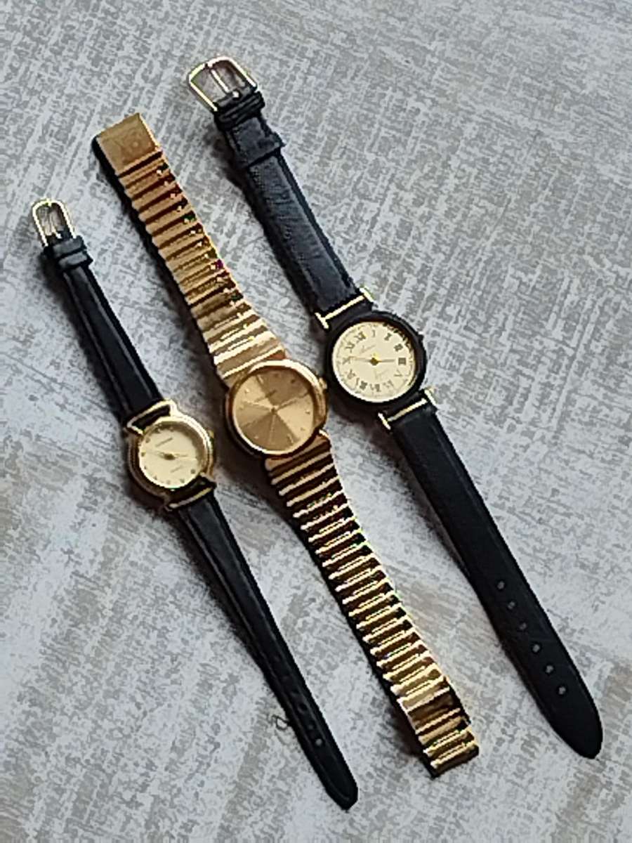 LADIES WATCH COLLECTION #6 ALL IN EXCELLENT WORKING CONDITION - BIDDING FOR ALL 3 WATCHES