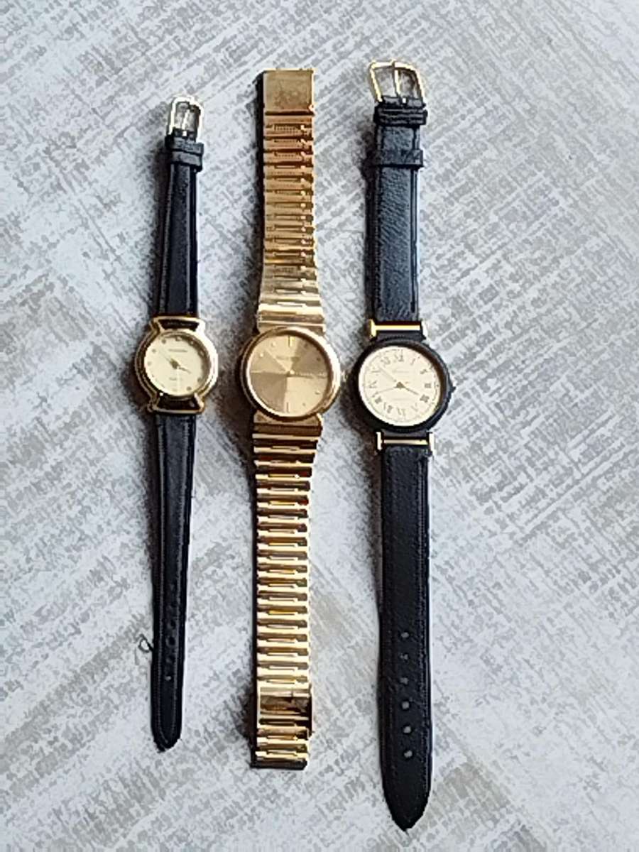 LADIES WATCH COLLECTION #6 ALL IN EXCELLENT WORKING CONDITION - BIDDING FOR ALL 3 WATCHES