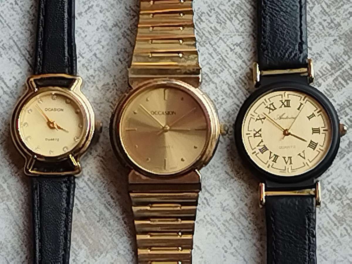 LADIES WATCH COLLECTION #6 ALL IN EXCELLENT WORKING CONDITION - BIDDING FOR ALL 3 WATCHES