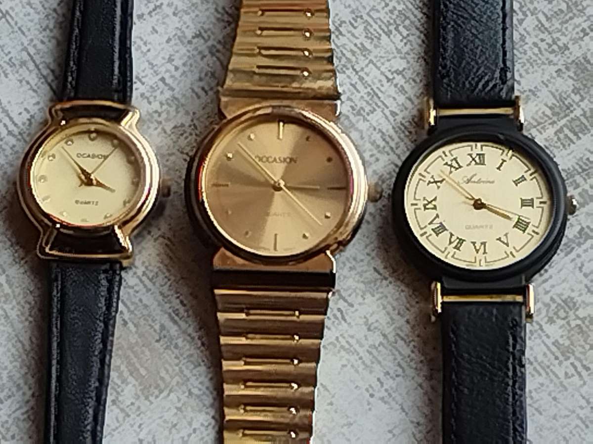LADIES WATCH COLLECTION #6 ALL IN EXCELLENT WORKING CONDITION - BIDDING FOR ALL 3 WATCHES