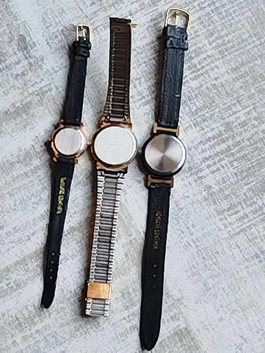 LADIES WATCH COLLECTION #6 ALL IN EXCELLENT WORKING CONDITION - BIDDING FOR ALL 3 WATCHES