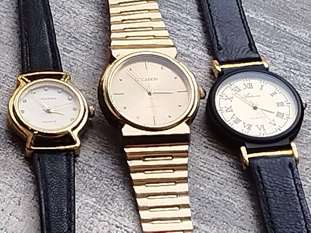 LADIES WATCH COLLECTION #6 ALL IN EXCELLENT WORKING CONDITION - BIDDING FOR ALL 3 WATCHES