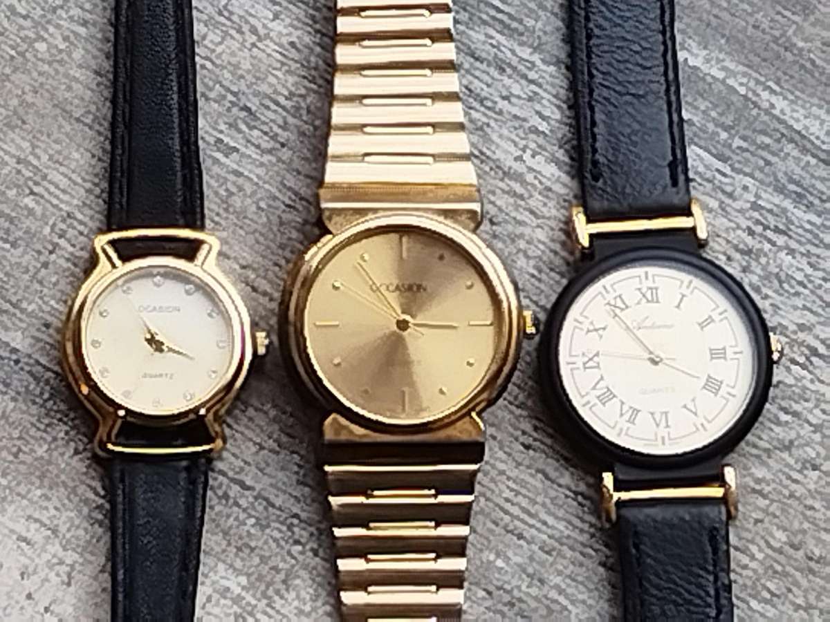 LADIES WATCH COLLECTION #6 ALL IN EXCELLENT WORKING CONDITION - BIDDING FOR ALL 3 WATCHES