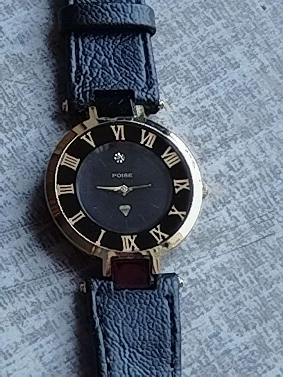 MENS POISE GOLD PLATED WATCH IN EXCELLENT WORKING CONDITION