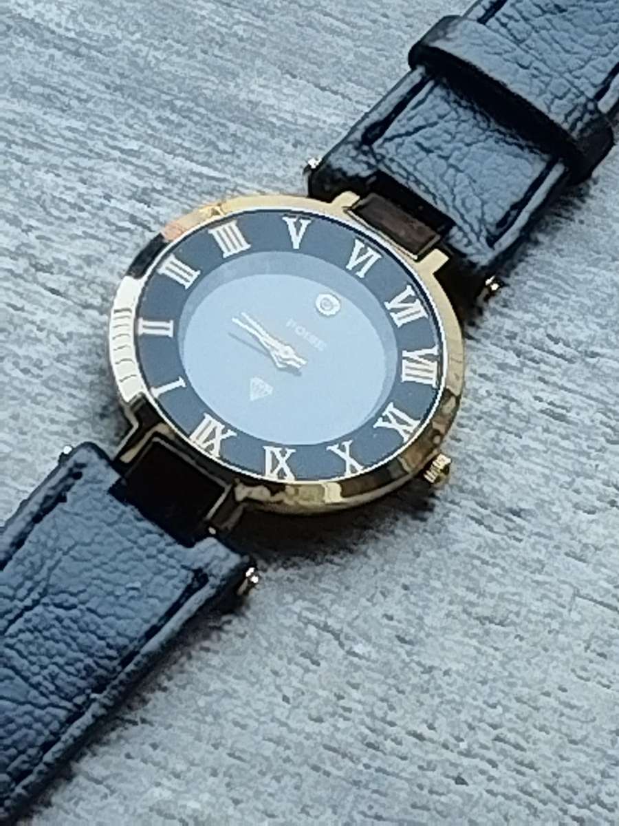 MENS POISE GOLD PLATED WATCH IN EXCELLENT WORKING CONDITION