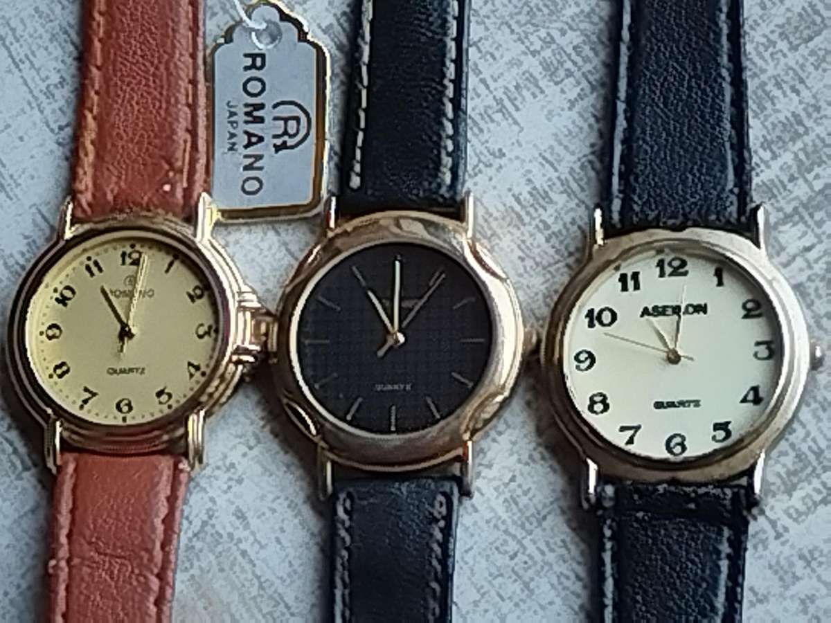 MENS WATCH COLLECTION ALL IN EXCELLENT WORKING CONDITION - BIDDING FOR ALL 3 WATCHES