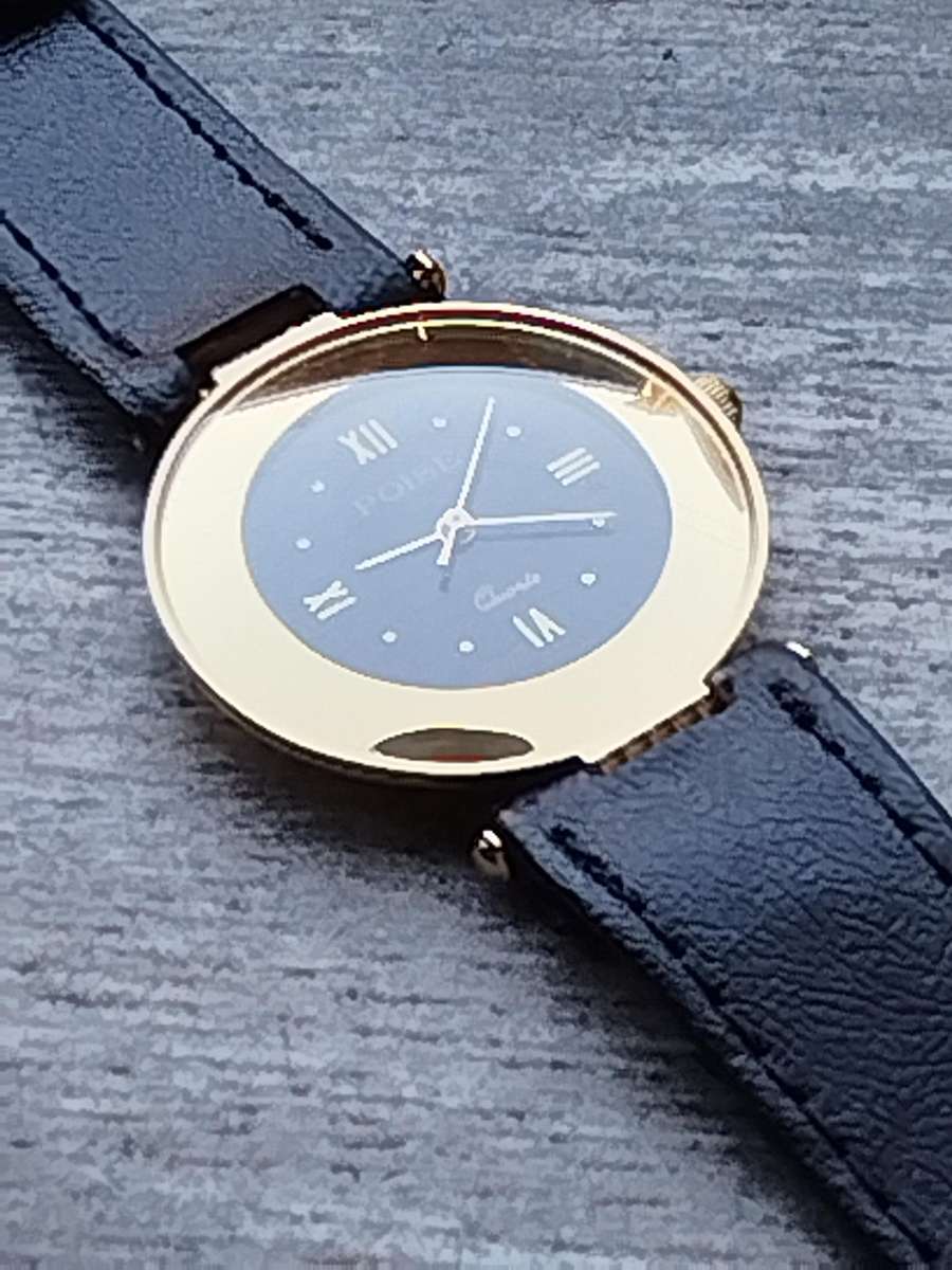 STUNNING AND ELEGANT LADIES POISE GOLD WATCH IN EXCELLENT WORKING CONDITION