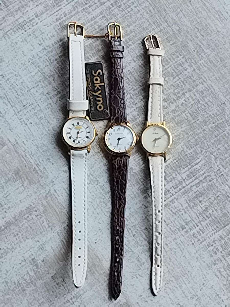 LADIES WATCH COLLECTION ALL IN EXCELLENT WORKING CONDITION - BIDDING FOR ALL 3 WATCHES