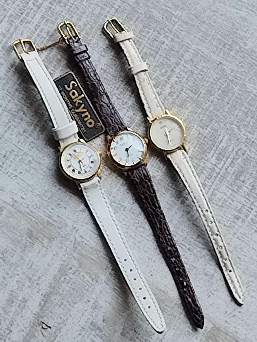 LADIES WATCH COLLECTION ALL IN EXCELLENT WORKING CONDITION - BIDDING FOR ALL 3 WATCHES