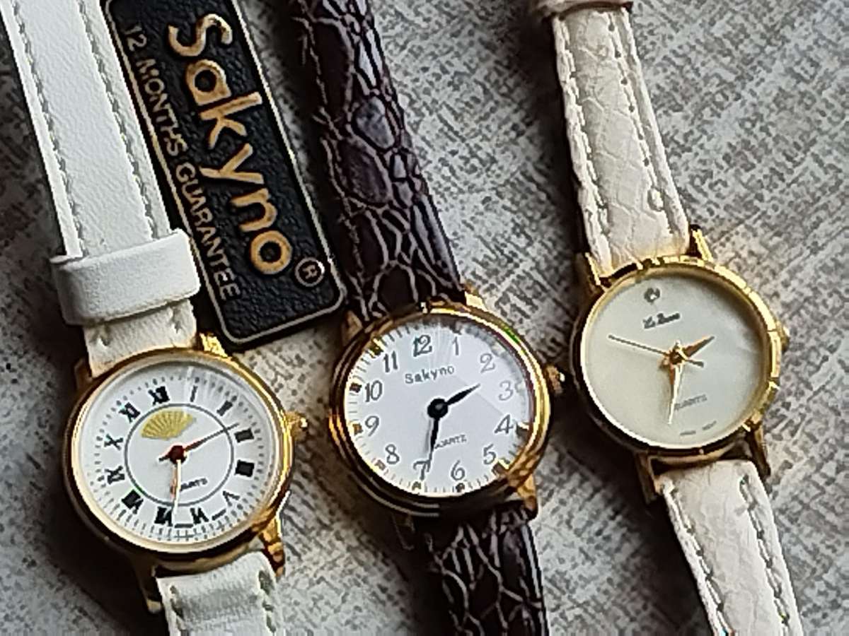 LADIES WATCH COLLECTION ALL IN EXCELLENT WORKING CONDITION - BIDDING FOR ALL 3 WATCHES