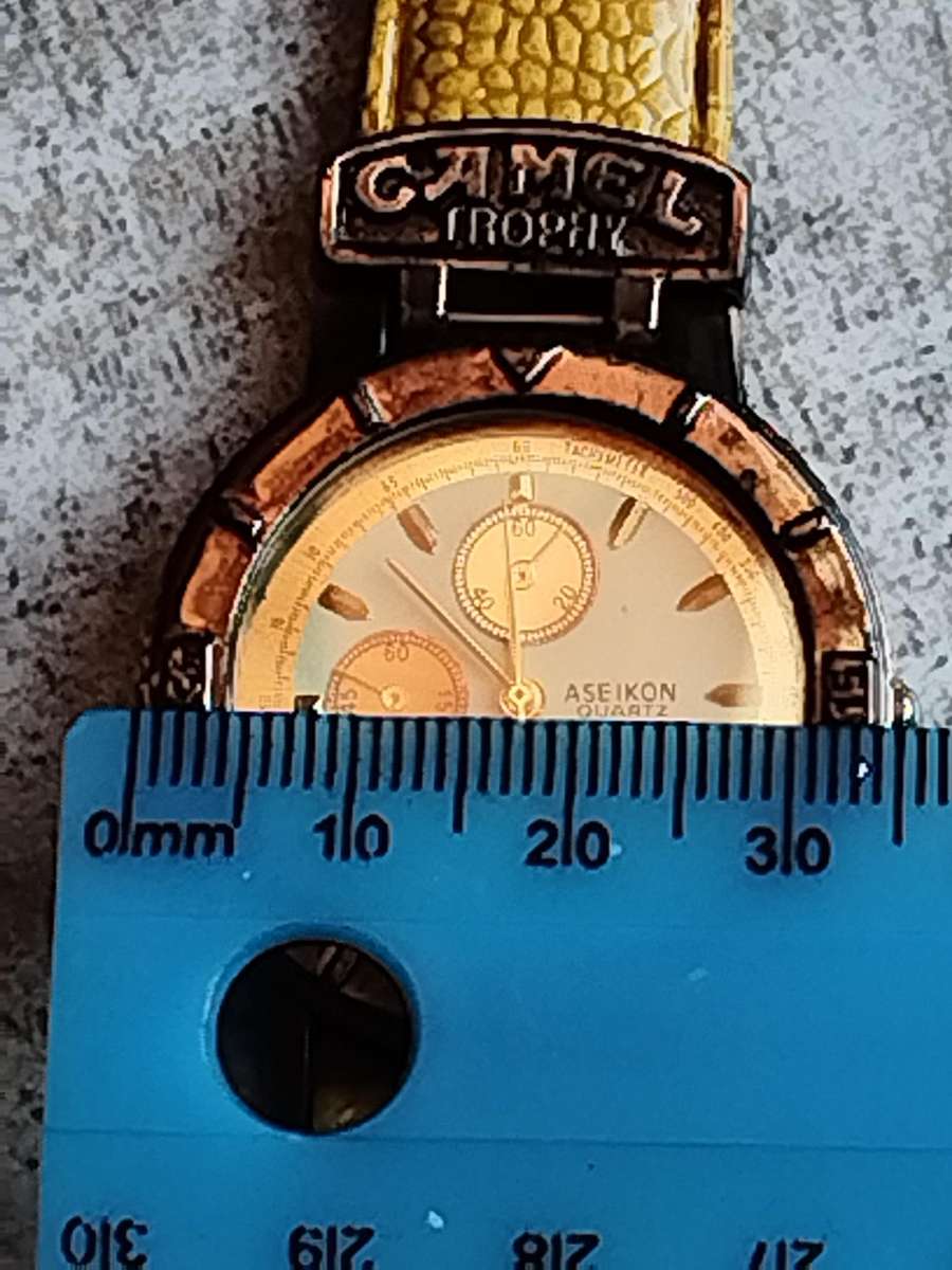 MENS VINTAGE CAMEL TROPHY WATCH IN EXCELLENT WORKING CONDITION