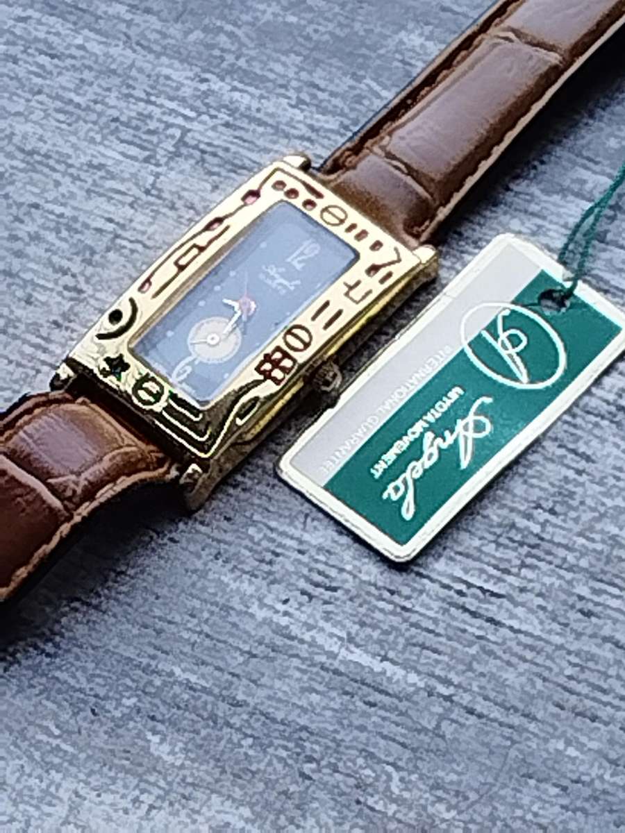 ELEGANT LADIES ANGELA GOLD WATCH IN EXCELLENT WORKING CONDITION