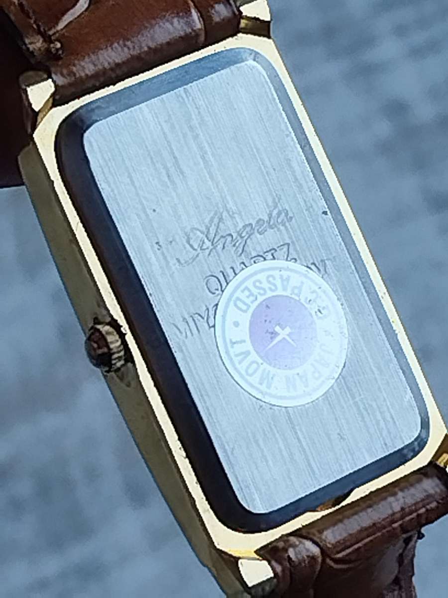 ELEGANT LADIES ANGELA GOLD WATCH IN EXCELLENT WORKING CONDITION