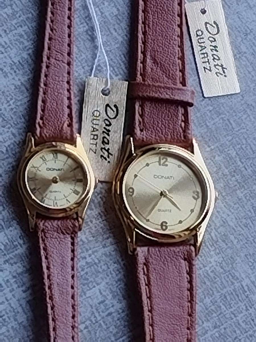HIS AND HERS DONATI WATCH SET BOTH IN EXCELLENT WORKING CONDITION - BIDDING FOR BOTH
