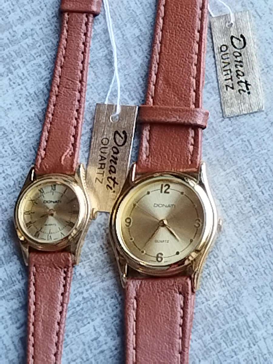 HIS AND HERS DONATI WATCH SET BOTH IN EXCELLENT WORKING CONDITION - BIDDING FOR BOTH