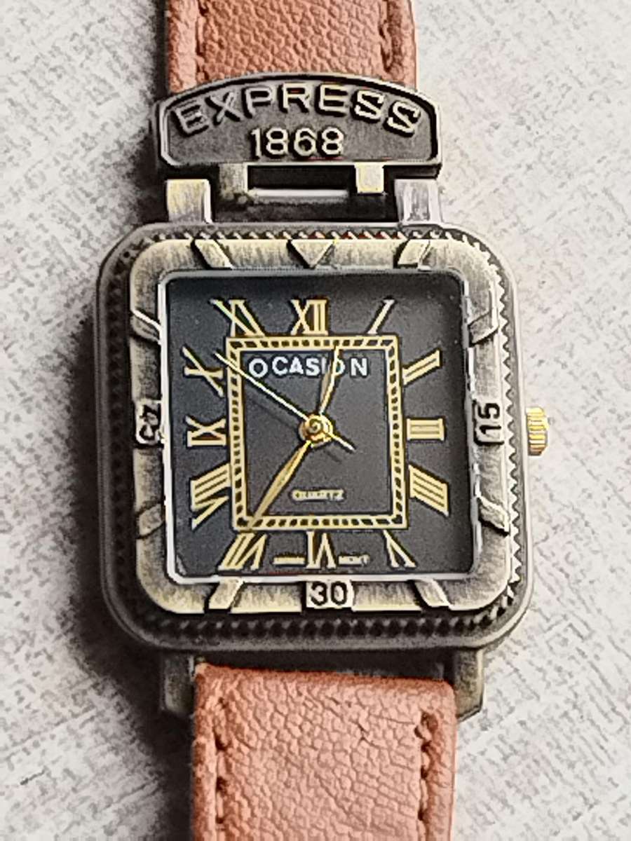 MENS VINTAGE OCASION EXPRESS WATCH IN EXCELLENT WORKING CONDITION