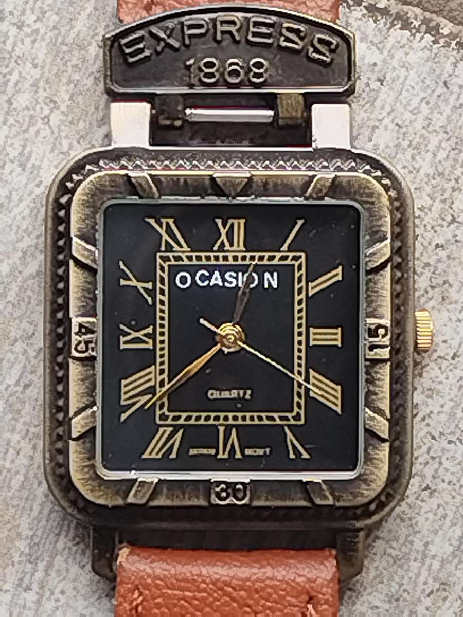 MENS VINTAGE OCASION EXPRESS WATCH IN EXCELLENT WORKING CONDITION