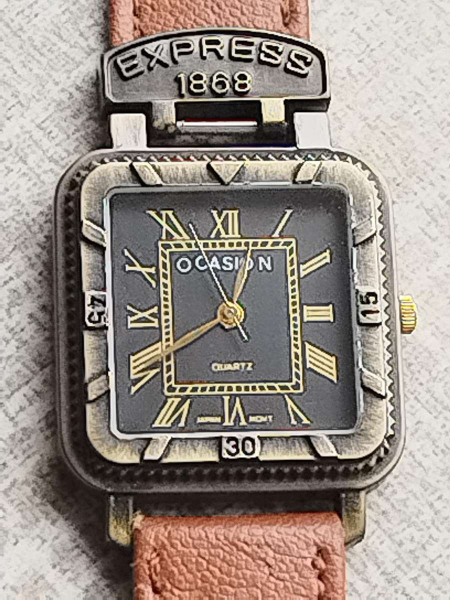 MENS VINTAGE OCASION EXPRESS WATCH IN EXCELLENT WORKING CONDITION