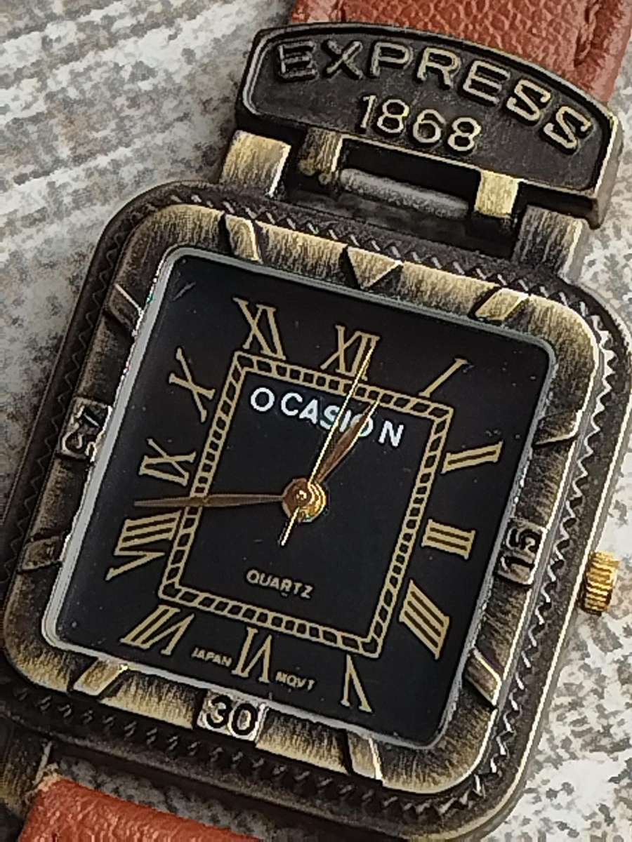 MENS VINTAGE OCASION EXPRESS WATCH IN EXCELLENT WORKING CONDITION