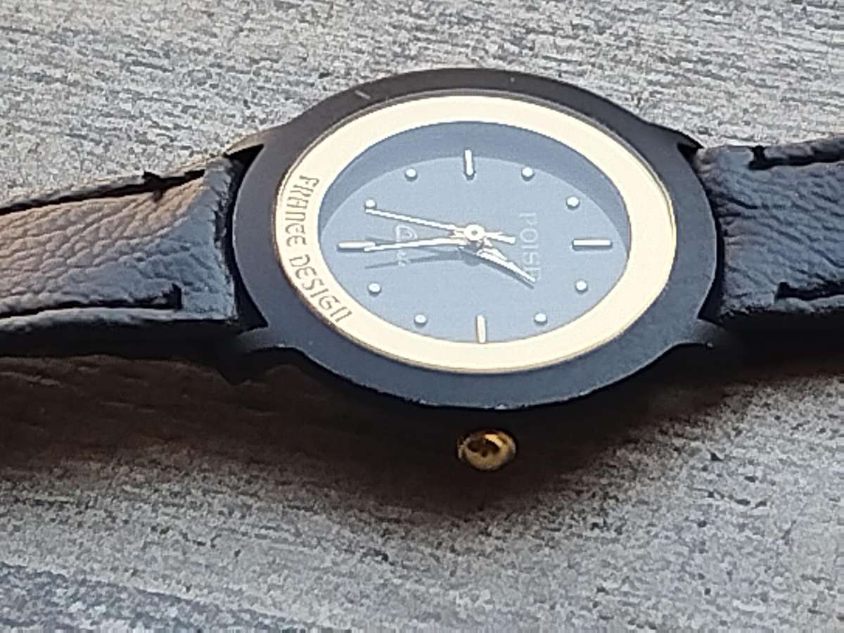 STUNNING AND ELEGANT LADIES POISE FRANCE DESIGN GOLD WATCH IN EXCELLENT WORKING CONDITION