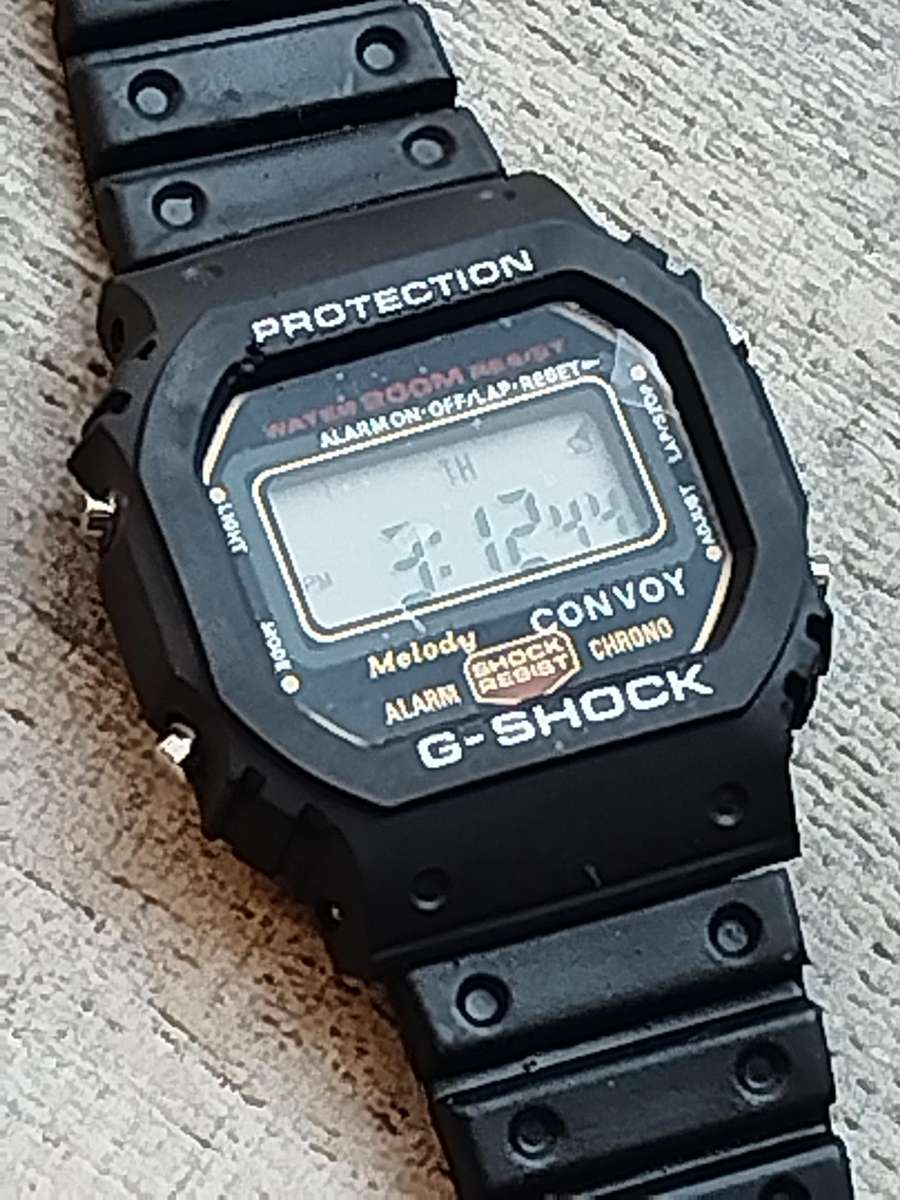 MENS VINTAGE CONVOY G-SHOCK DIGITAL WATCH IN EXCELLENT WORKING CONDITION