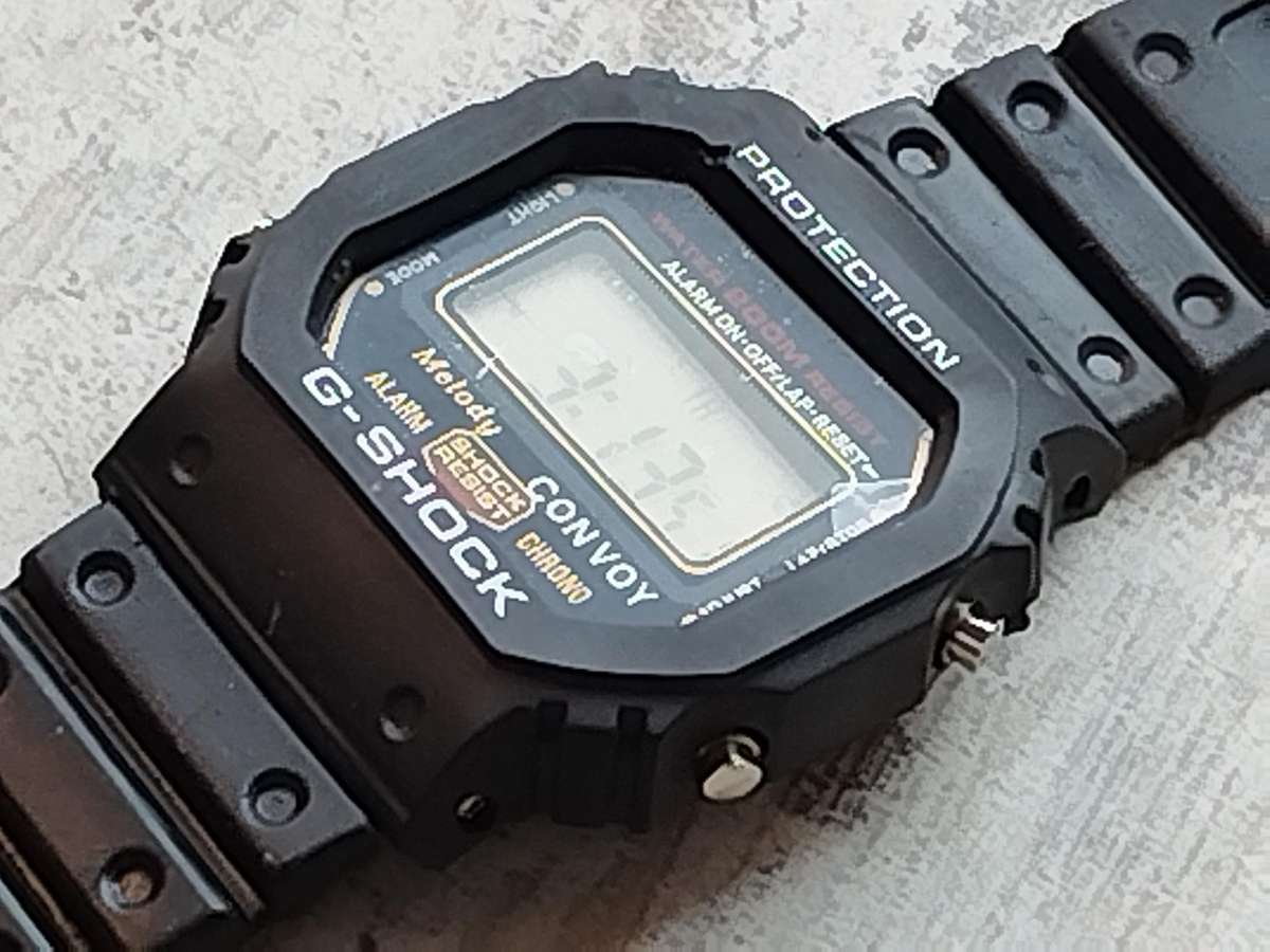 MENS VINTAGE CONVOY G-SHOCK DIGITAL WATCH IN EXCELLENT WORKING CONDITION