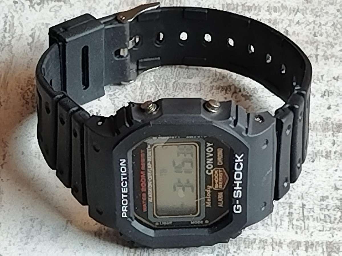 MENS VINTAGE CONVOY G-SHOCK DIGITAL WATCH IN EXCELLENT WORKING CONDITION